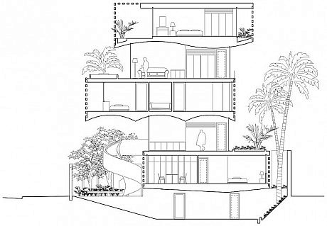 Binh Thanh House by Vo Trong Nghia and Sanuki + Nishizawa