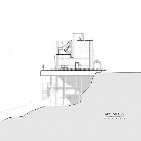 House on the Cliff by Studio_GAON