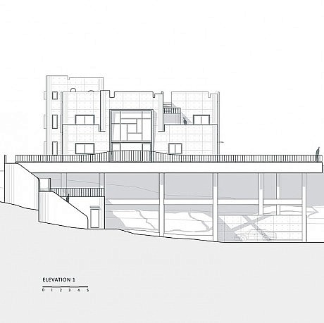 House on the Cliff by Studio_GAON