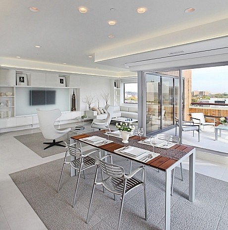 Modern Condo by Angelini and Associates Architects