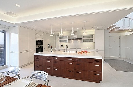 Modern Condo by Angelini and Associates Architects