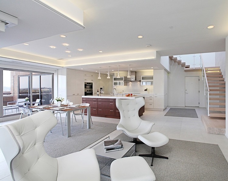 Modern Condo by Angelini and Associates Architects