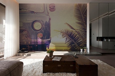 Elegant Vintage Exotic Wall Murals - 1