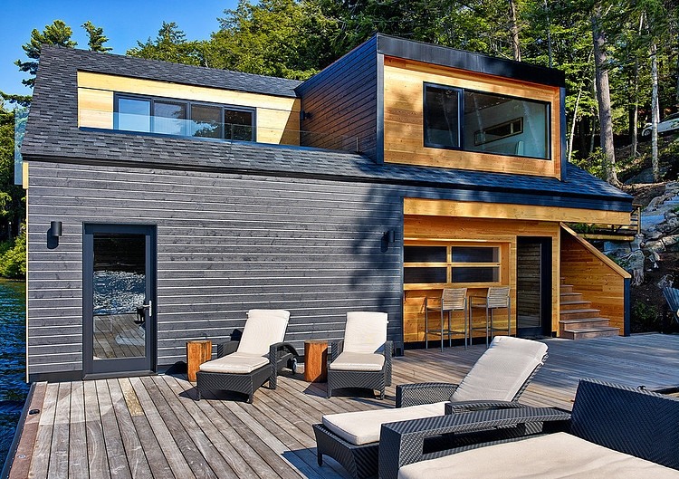 Lake Joseph Boathouse by Altius Architecture