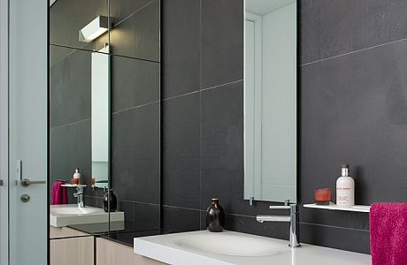 Narrow Bathrooms can be effective…..