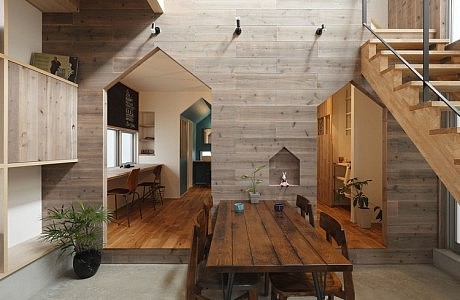 Hazukashi House by Alts Design Office