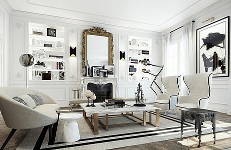 Saint Germain Apartment by Ando Studio