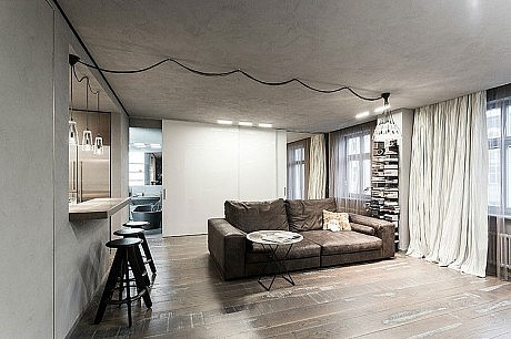 Moscow Apartment by Mezhevova Dean