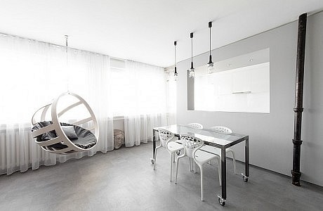 Grayscale Apartment by Arhitektura Budjevac