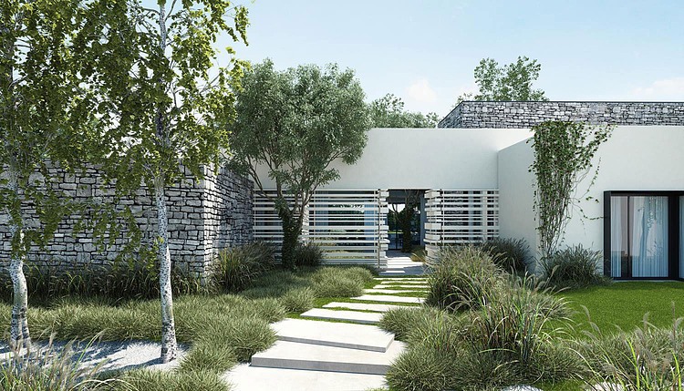 Stone Residence by Ando Studio