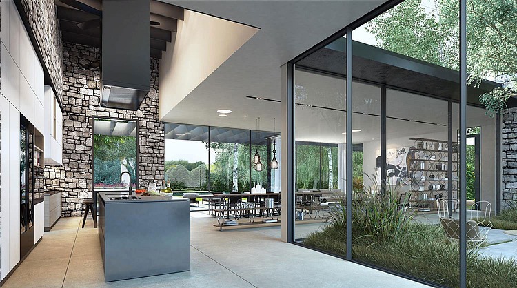 Stone Residence by Ando Studio