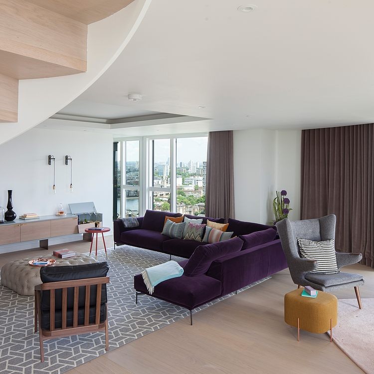 Wapping Lane Penthouse by Amos and Amos