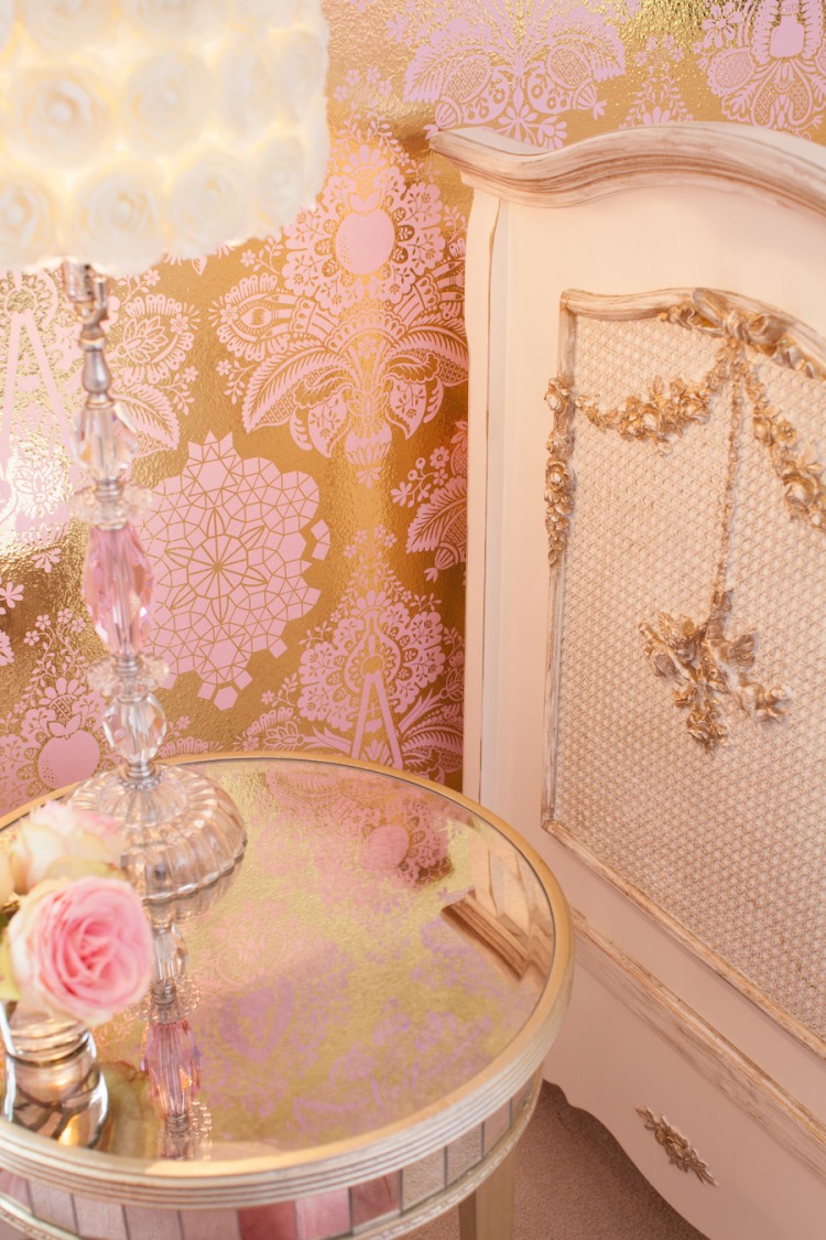 Pink and Gold Nursery by Little Crown Interiors