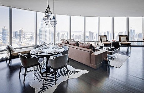 Burj Khalifa Apartment by Zen Interiors