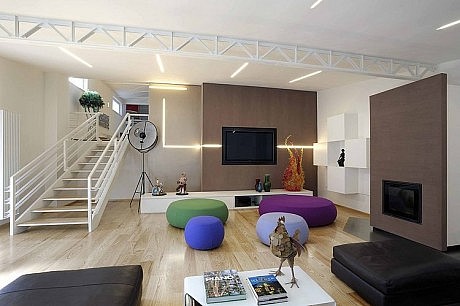 Loft in Rome by Angelo Luigi Tartaglia