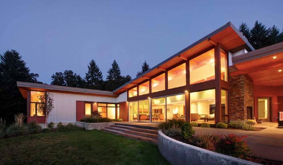 Modern Rural Residence by Anderson Shirley Architects