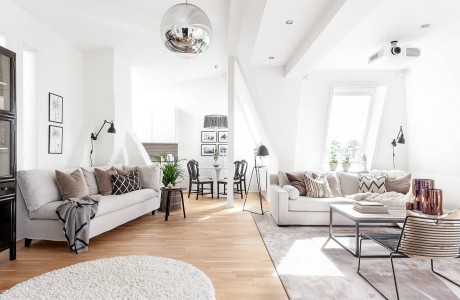 Modern Loft in Gothenburg by Moodhouse Interiör