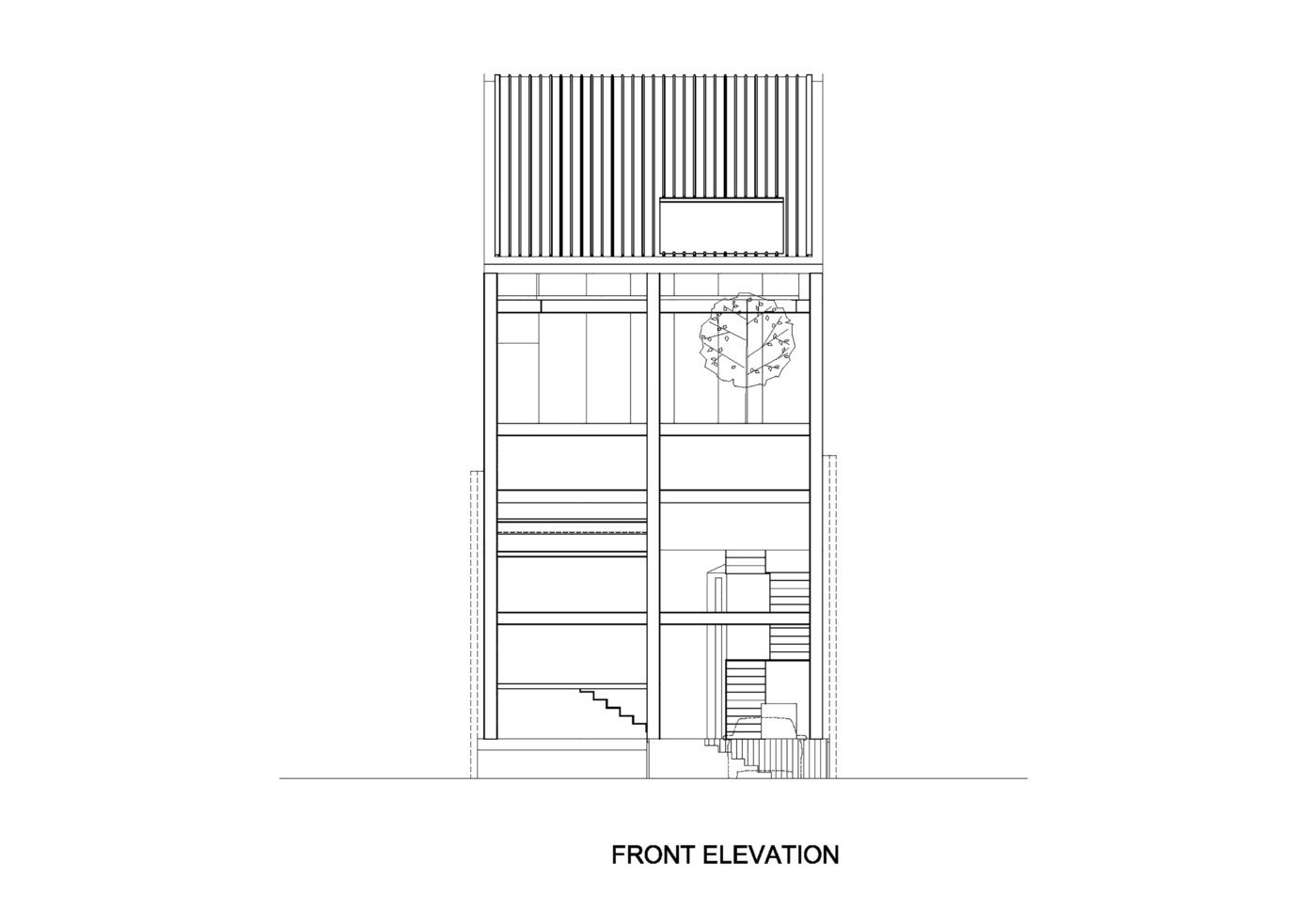 Rumah Miring by Budi Pradono Architects