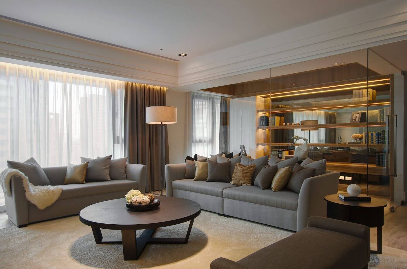 Elegant Apartment by j+C Interior Design