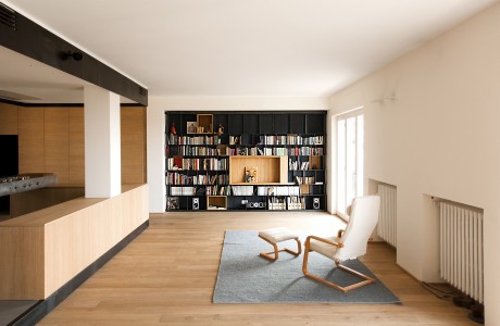 Wood and Iron Apartment by LCA Architetti