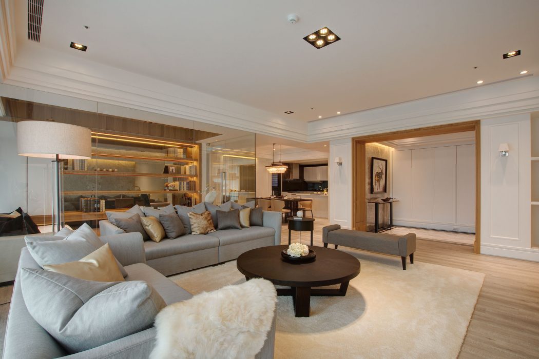 Elegant Apartment by j+C Interior Design