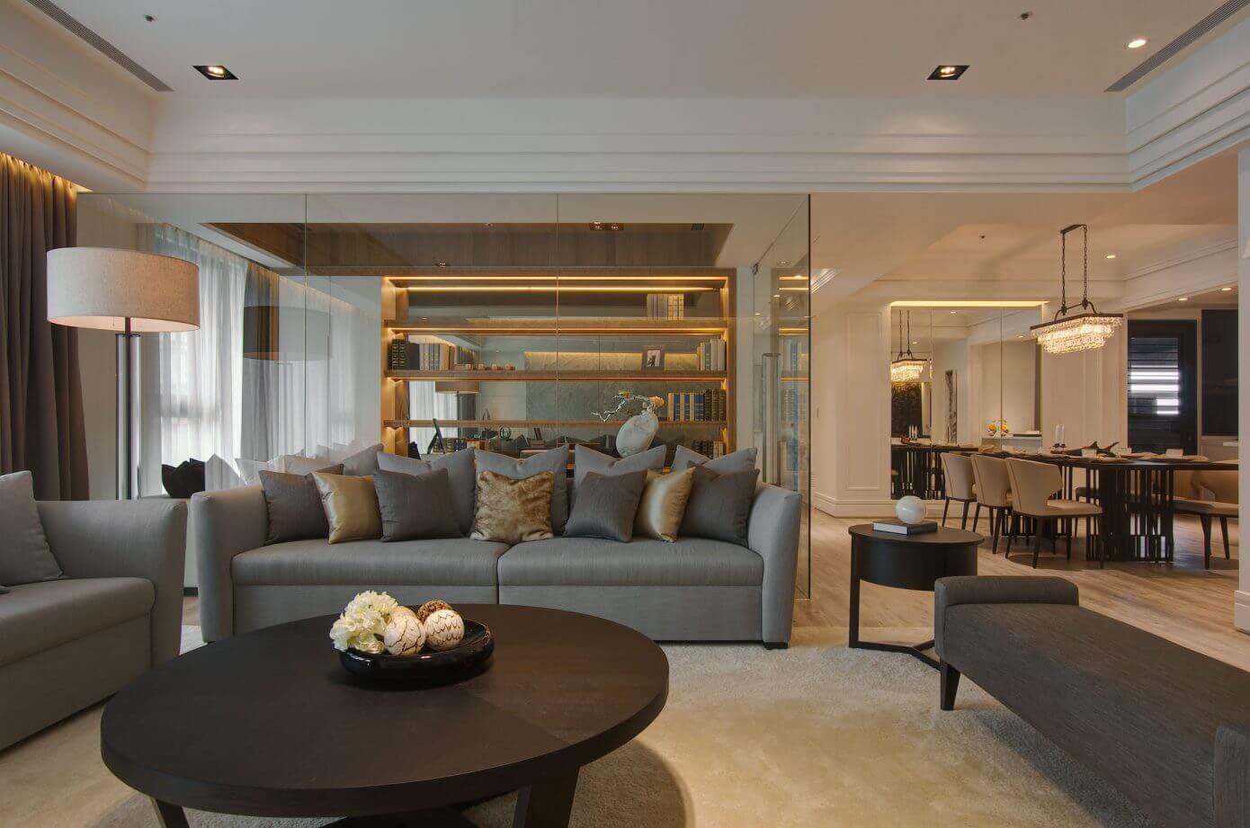 Elegant Apartment by j+C Interior Design