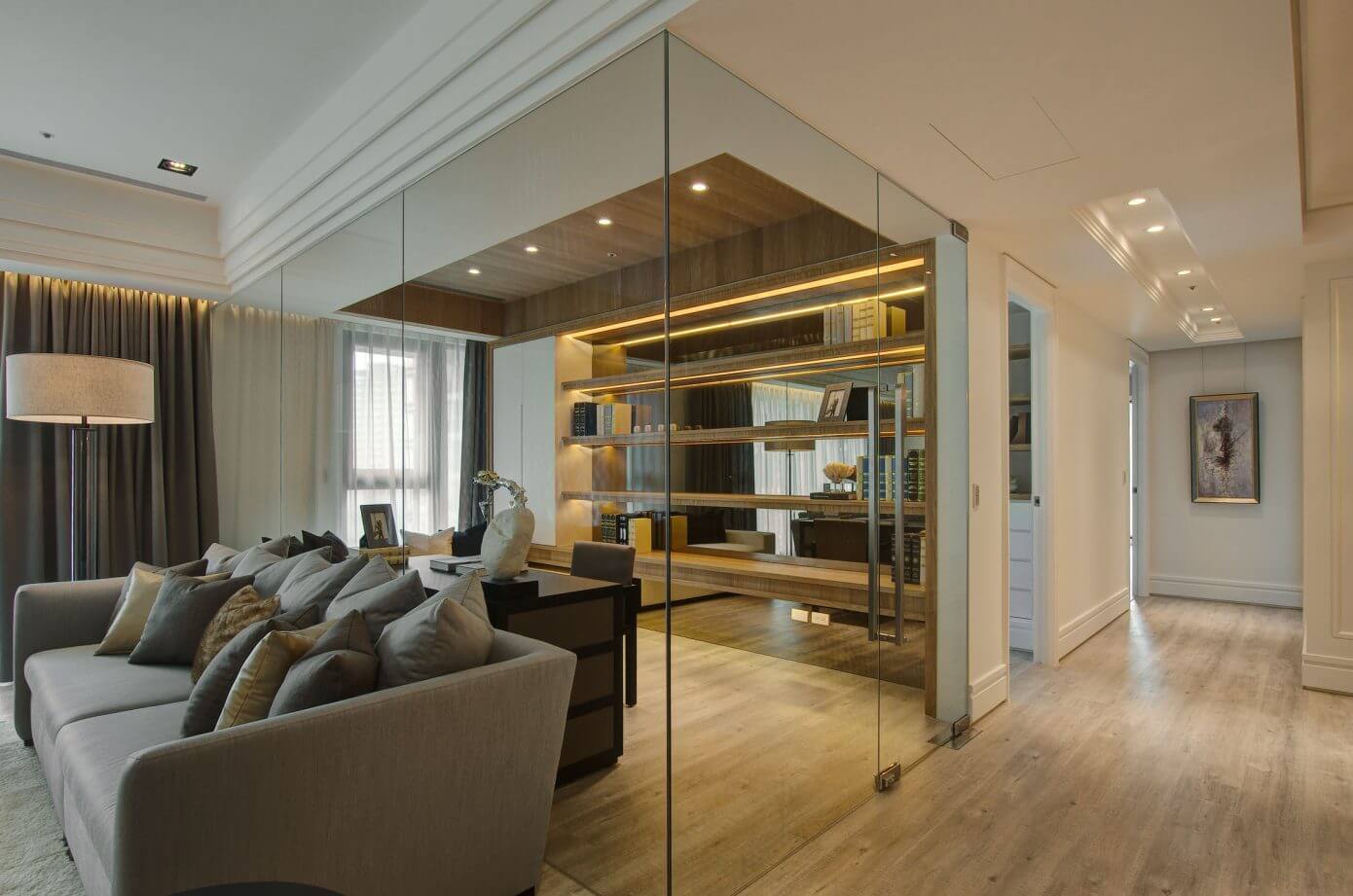 Elegant Apartment by j+C Interior Design