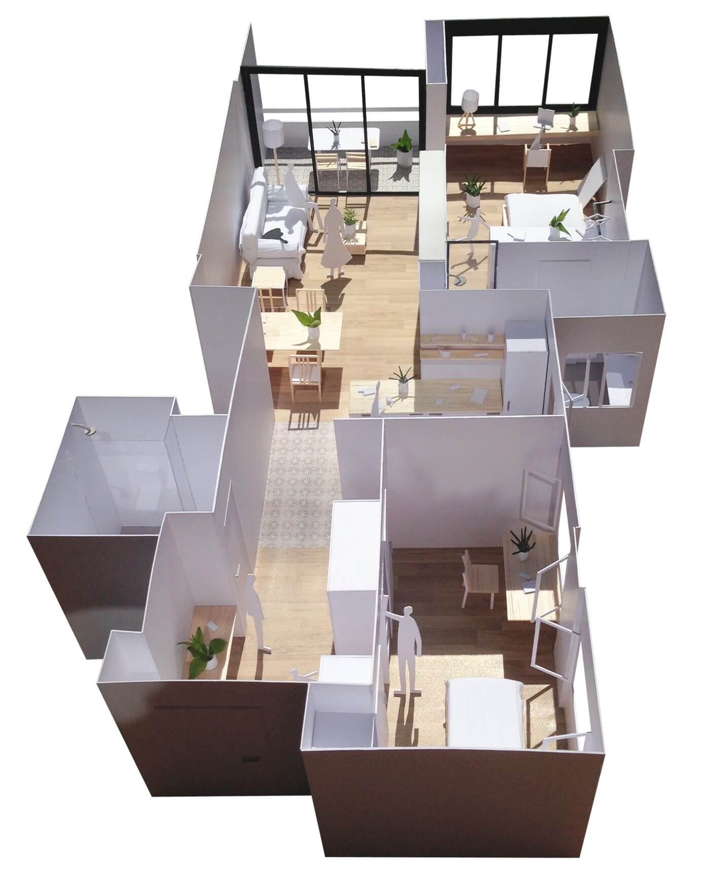 Home in Les Corts by Roman Izquierdo Bouldstridge