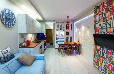 Tiny Apartment in Kiev by Art Studio