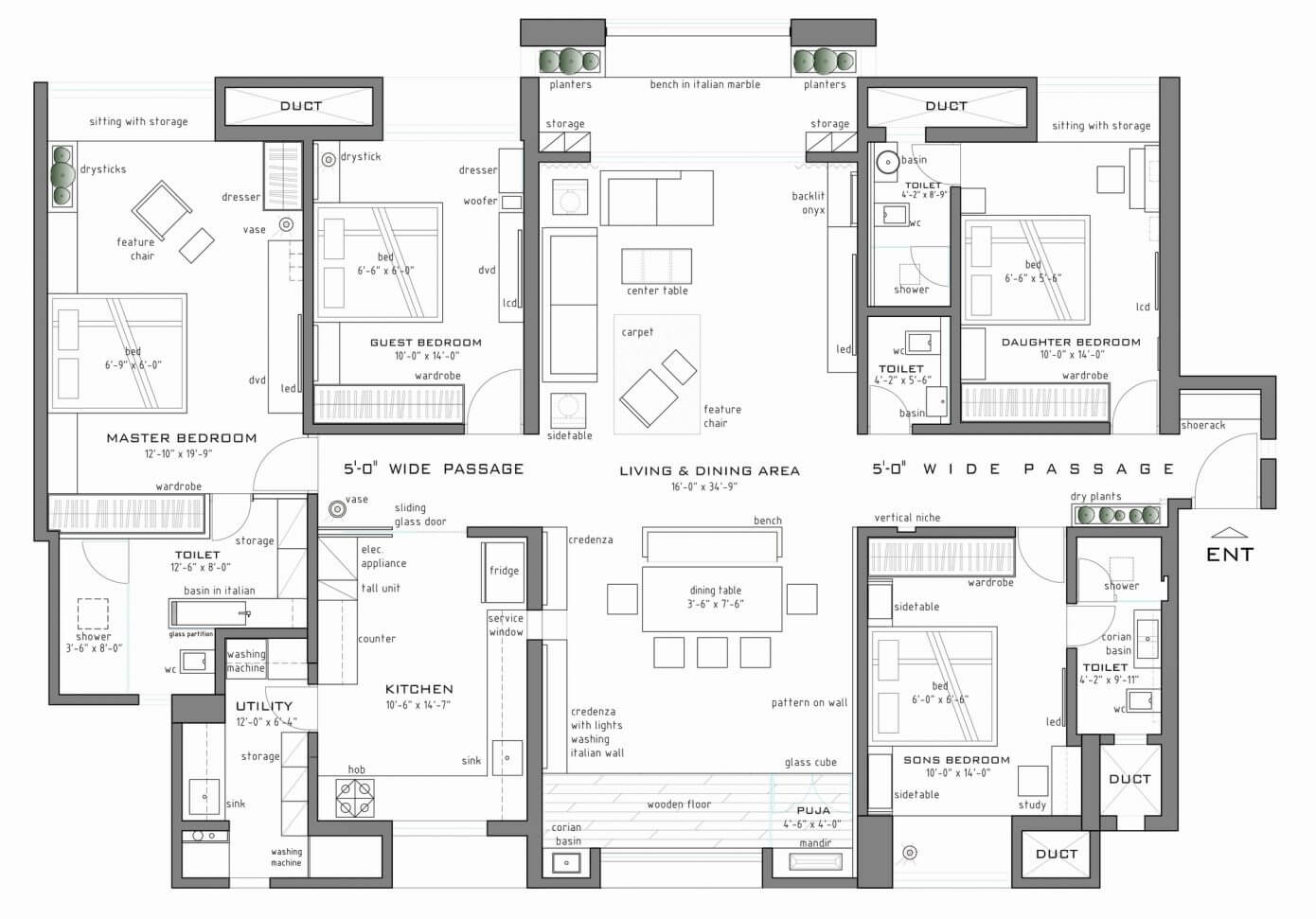 Home in Mumbai by Sonu Mistry Design