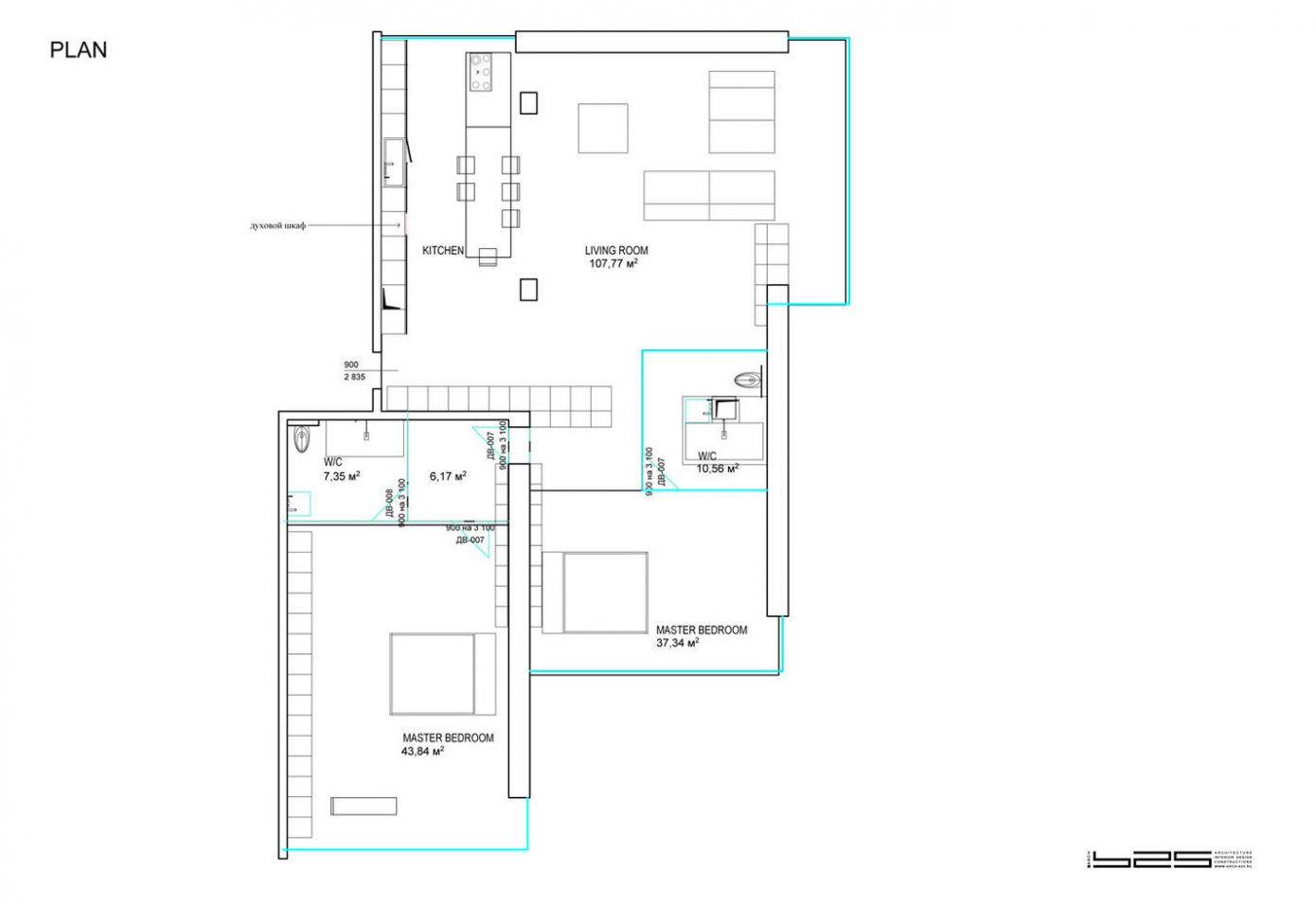 Minimalist Apartment by ARCH.625