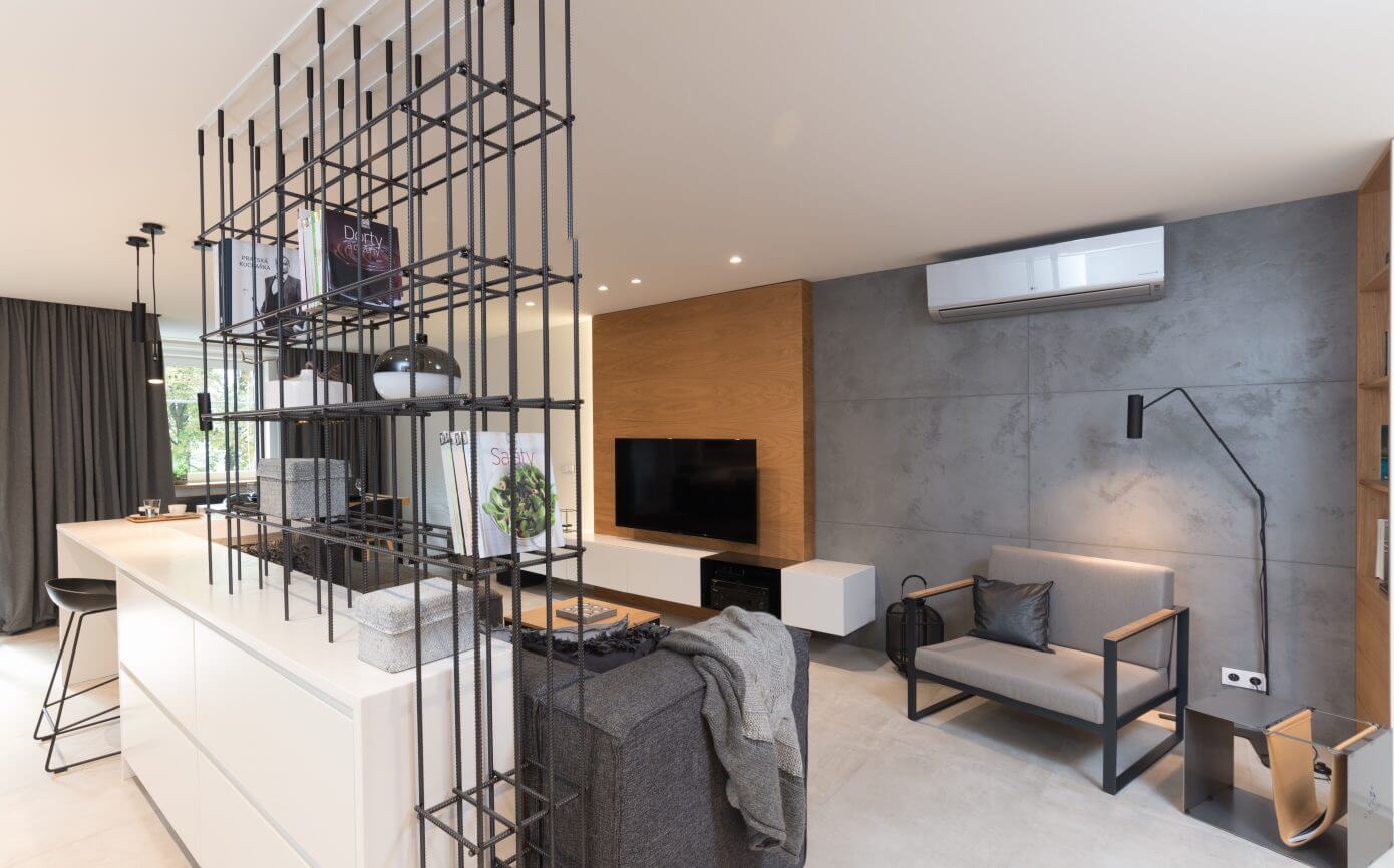 Grey & Wood Apartment by Oooox