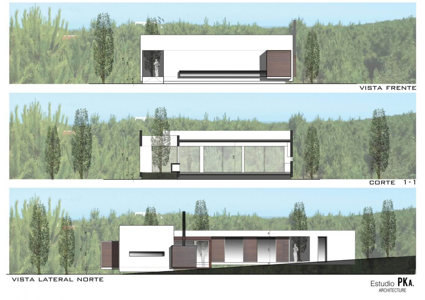 Modern Beach House by Estudio PKa