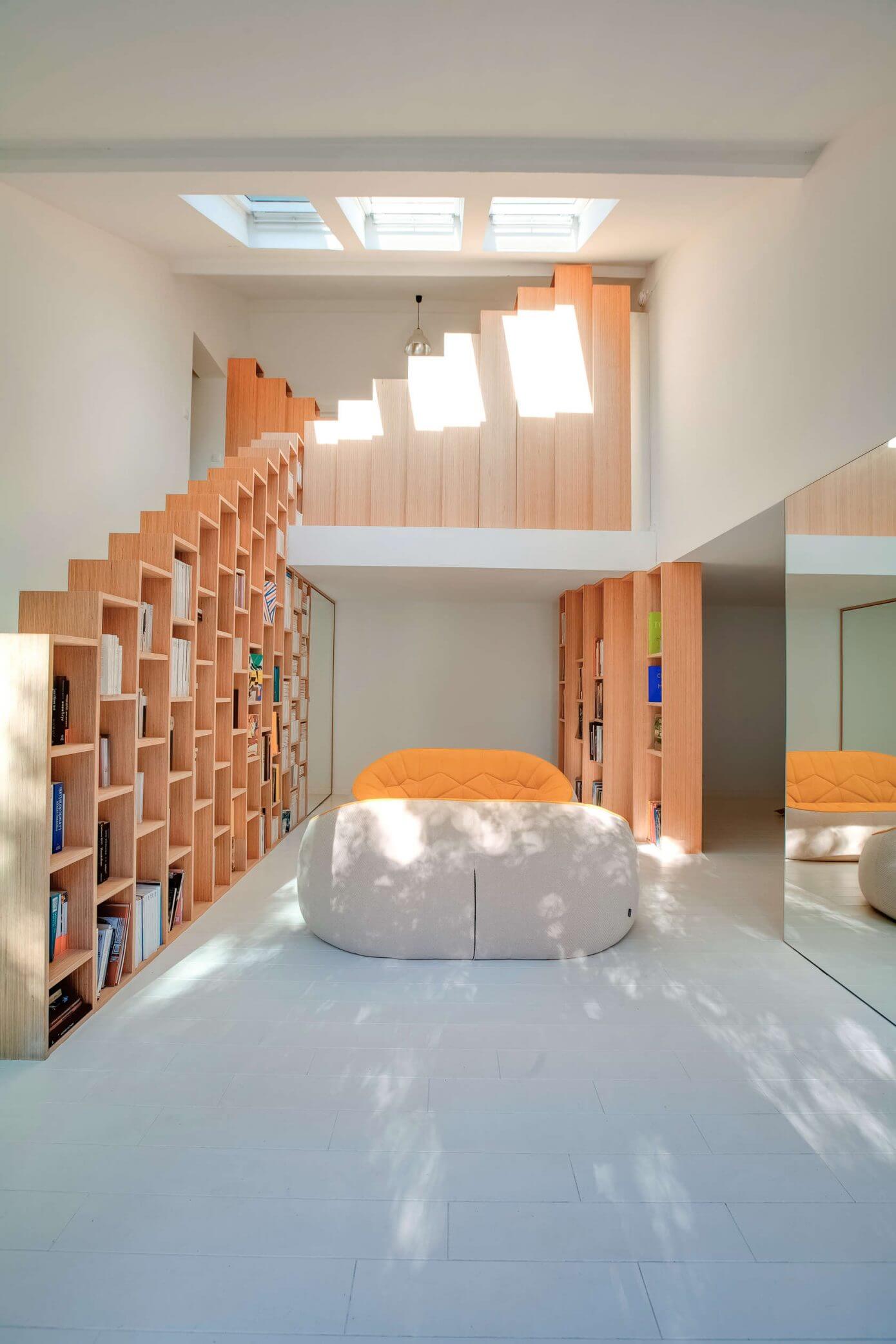 Bookshelf House by Andrea Mosca Creative Studio
