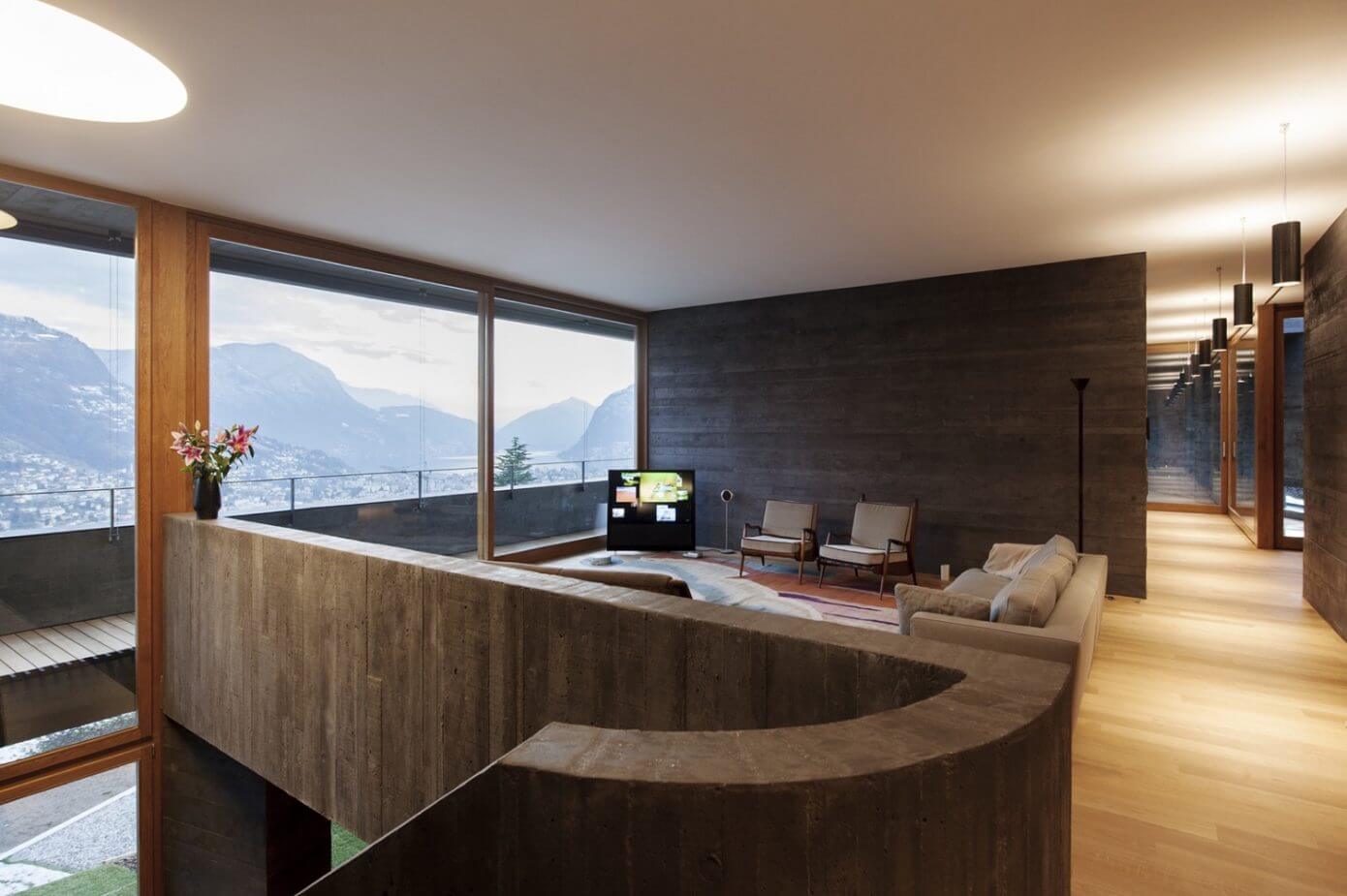 Villa in Lugano by Attilio Panzeri & Partners