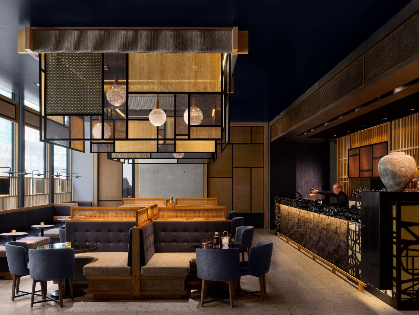 Nobu Hotel Shoreditch by Ben Adams Architects and Studio Mica and Studio
