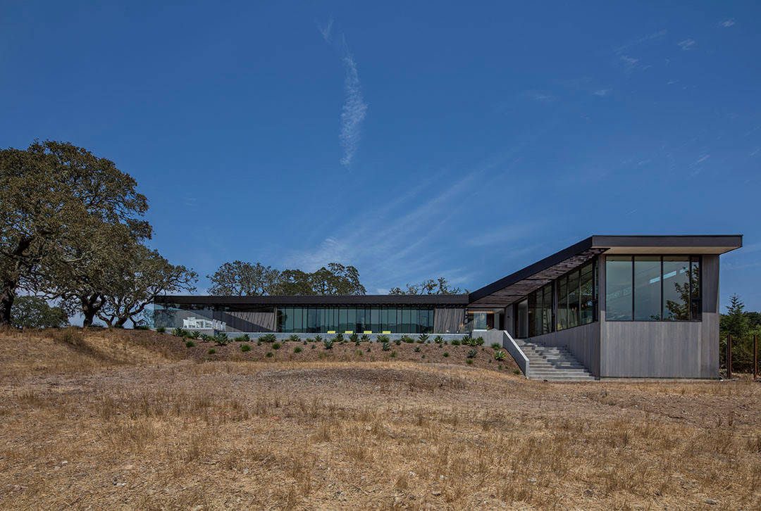 Sonoma Lichen House by Schwartz and Architecture