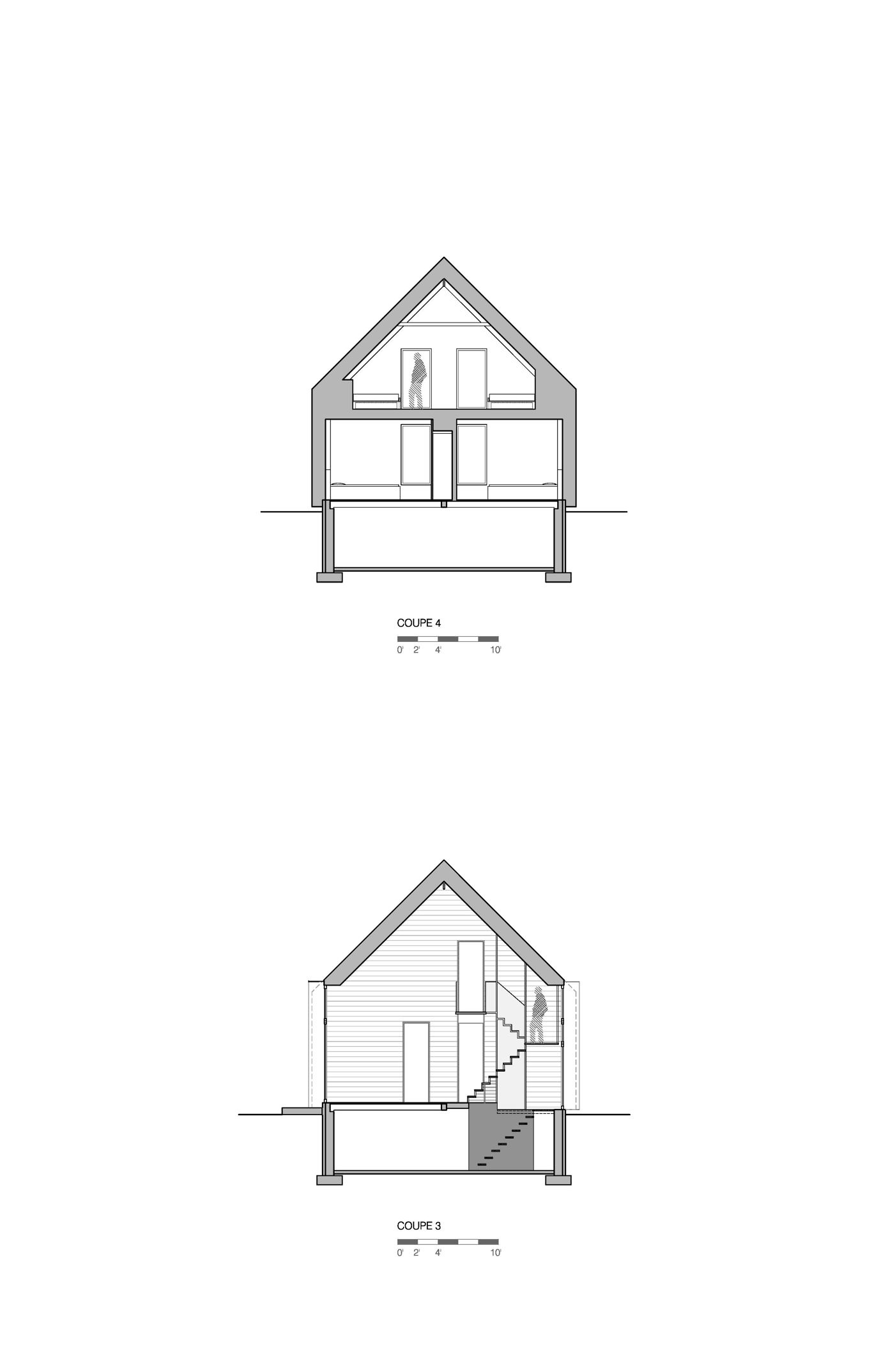 Modern Lake House by Yiacouvakis Hamelin Architectes
