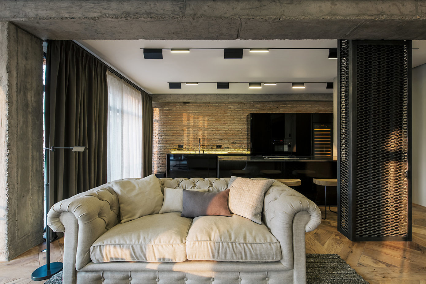 Rustic Style Apartment by YØDEZEEN Architects