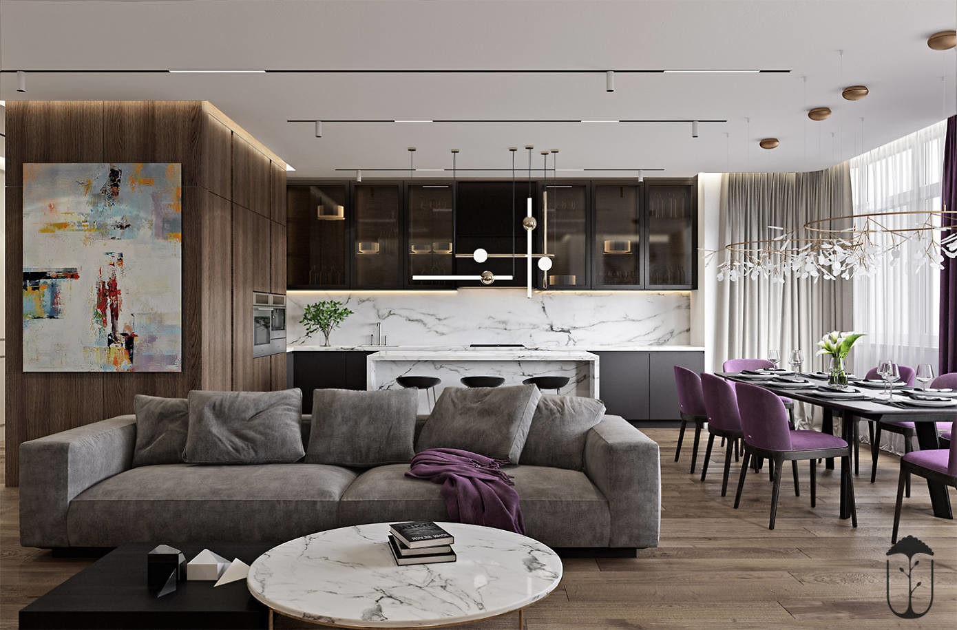 Apartment in Kyiv by U-Style