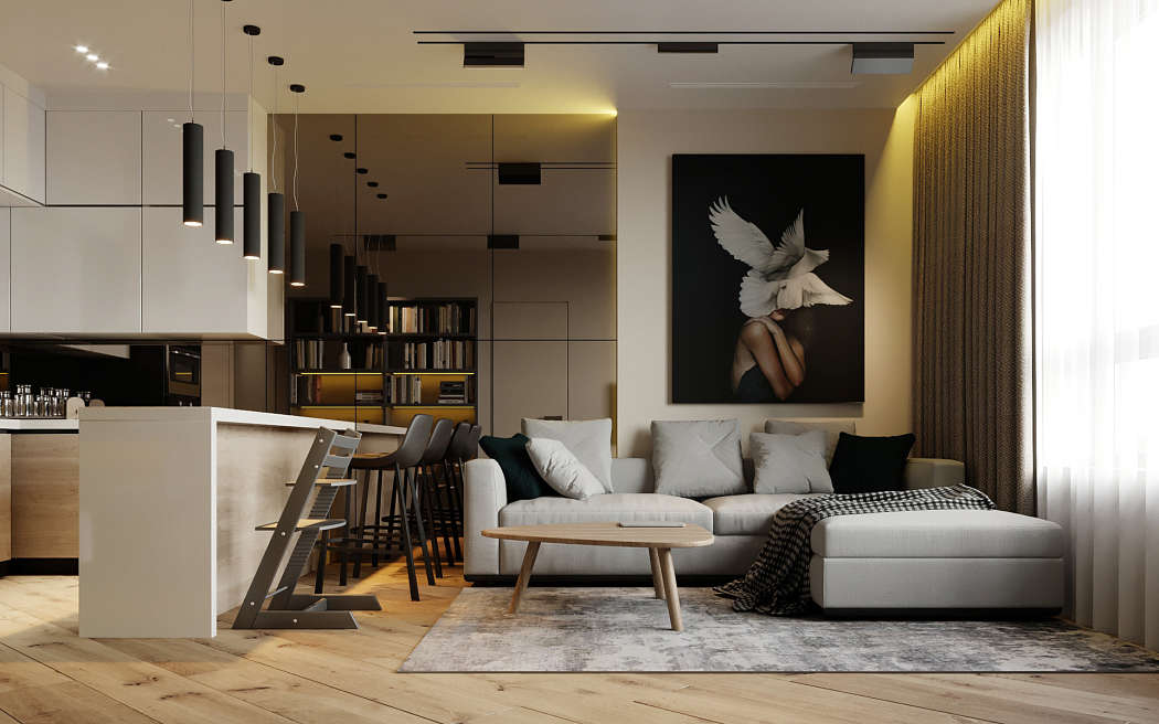 Contemporary Apartment by Prosvirin Design - 1