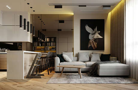 Contemporary Apartment by Prosvirin Design