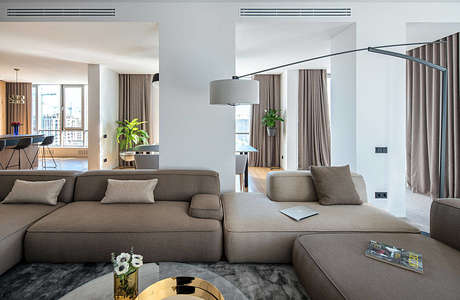 River Stone Apartment by ZOOI Design