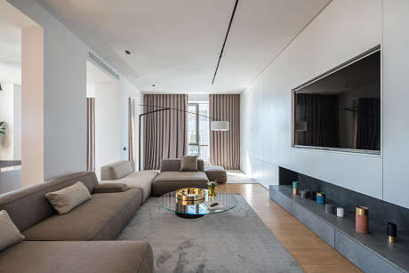 River Stone Apartment by ZOOI Design - 1