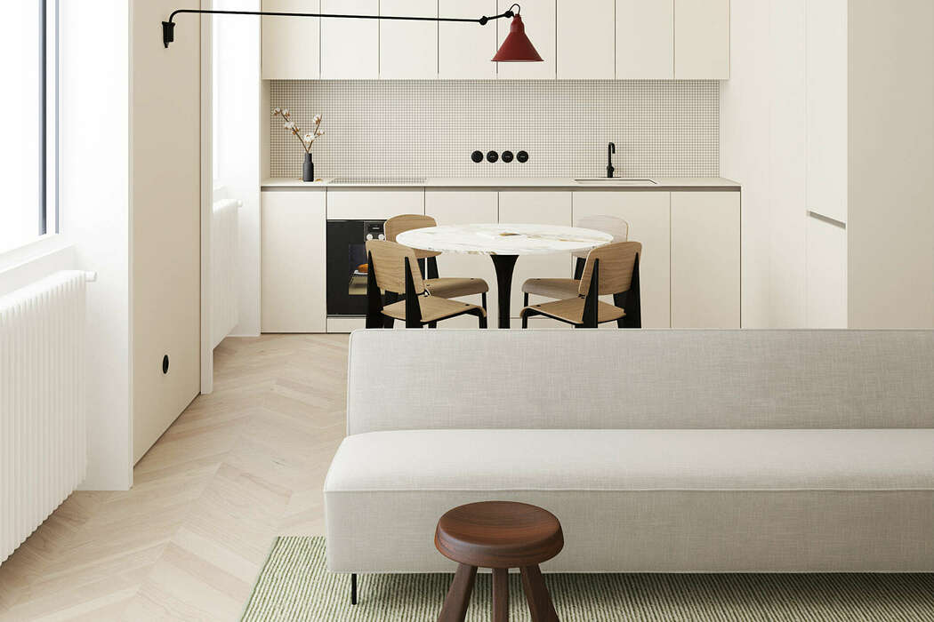 Apartment in Copenhagen by Emil Dervish