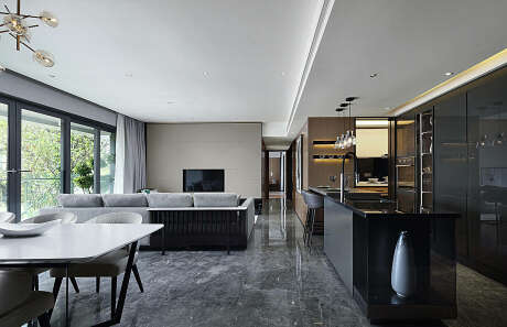 Apartment in Chongqing by Shenzhen Qianxun Decorative Art and Design Co. - 2