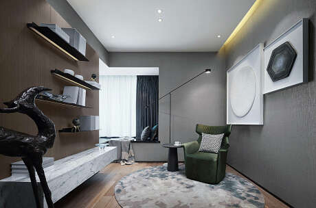 Apartment in Chongqing by Shenzhen Qianxun Decorative Art and Design Co. - 5
