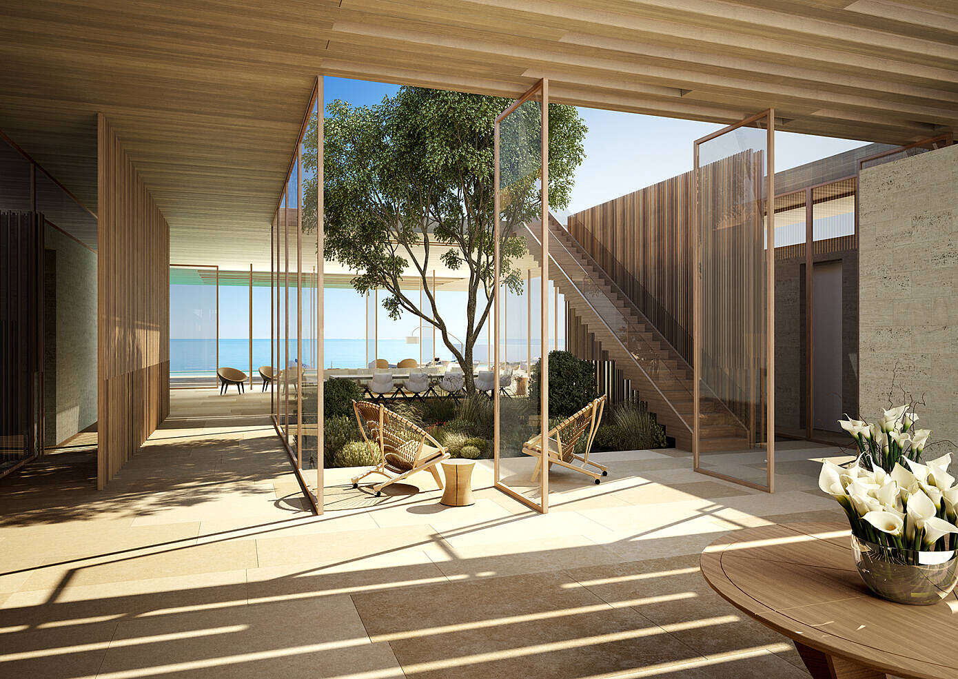 Beachfront Villa by Potiropoulos+Partners