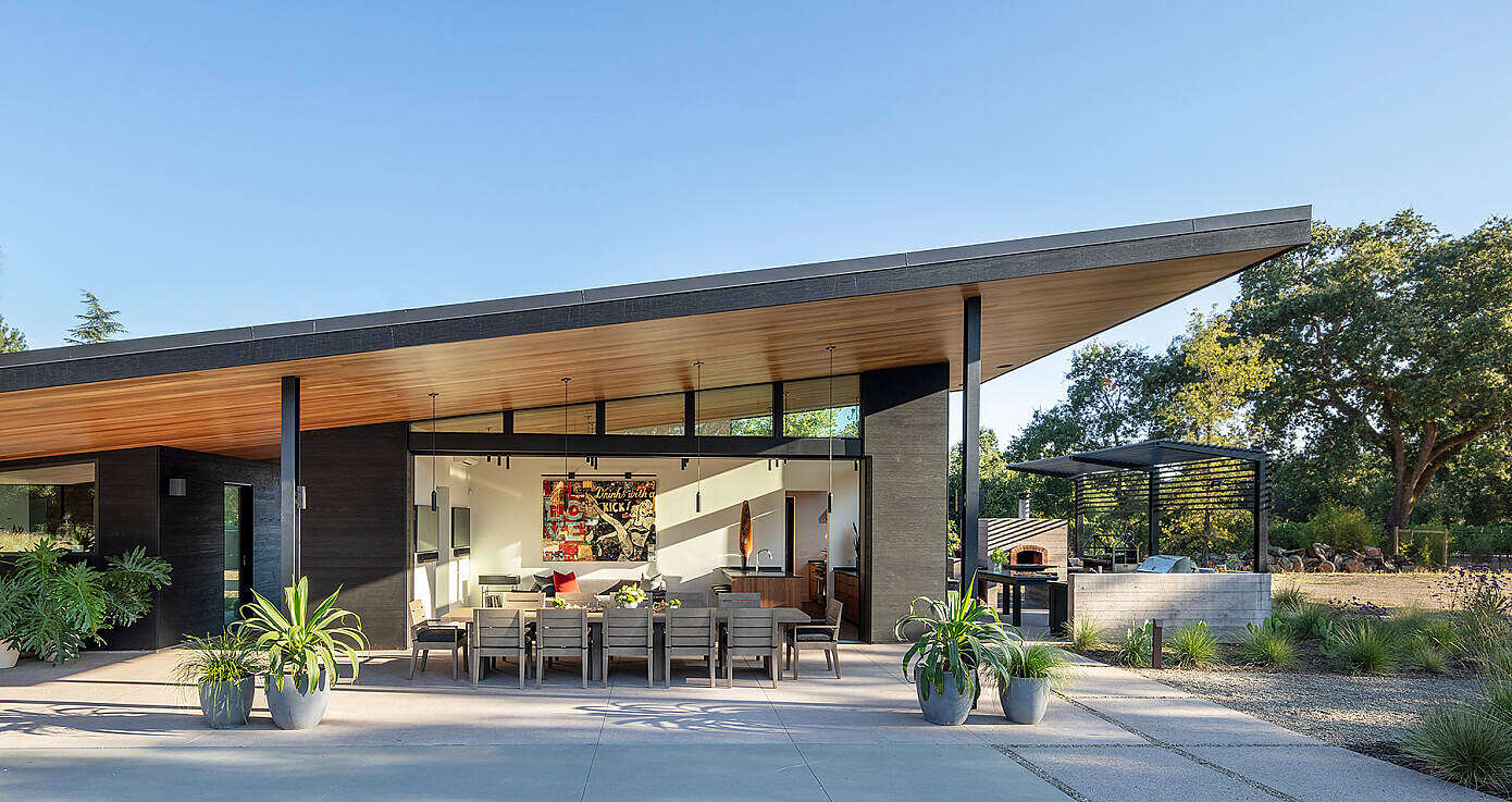 Napa Pool House by Bevan + Associates