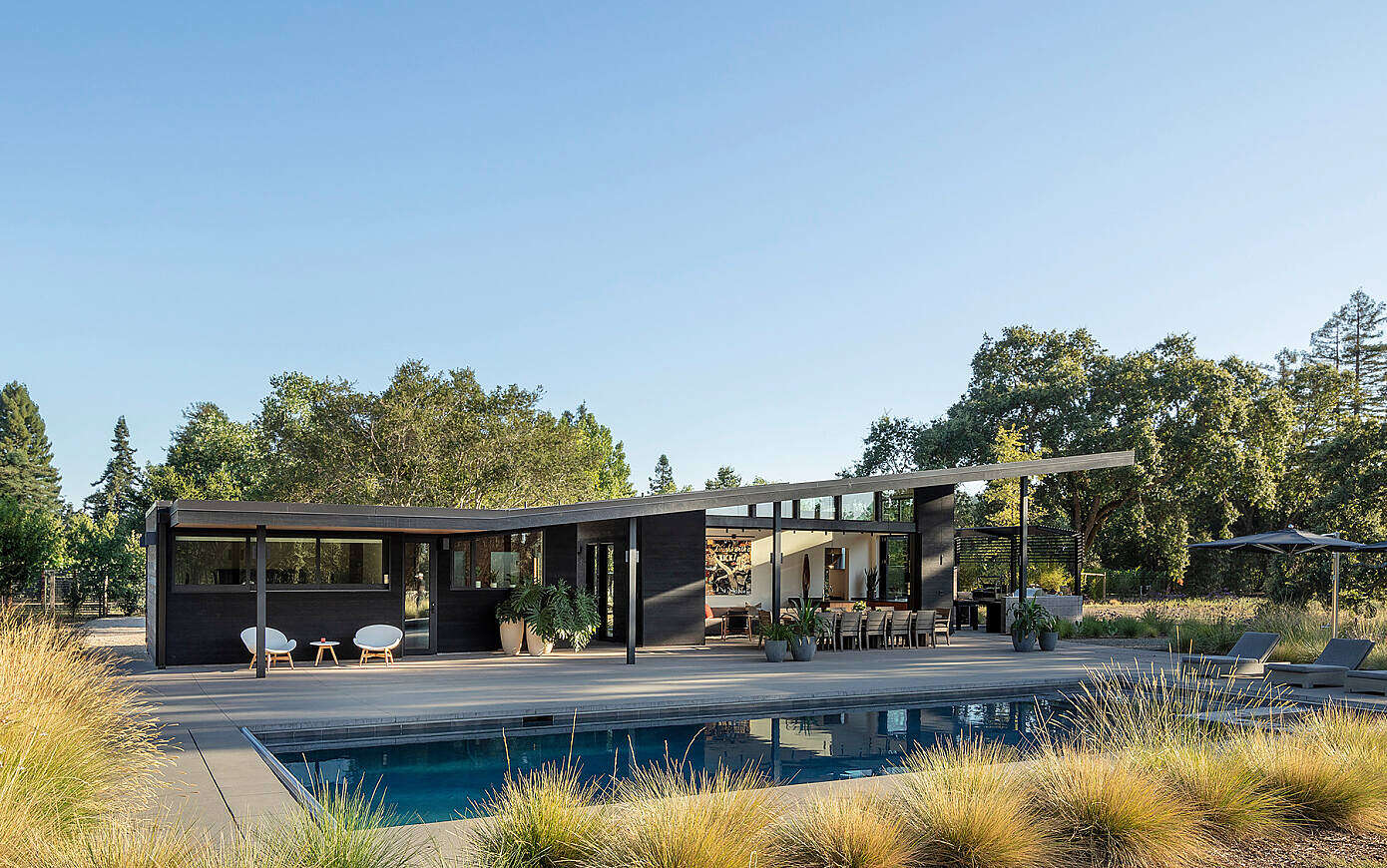 Napa Pool House by Bevan + Associates